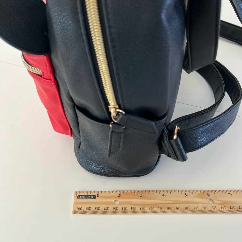 Disney Dani By Danielle‎ Nicole Black Mickey Mouse Mini Backpack With Mouse Ears
